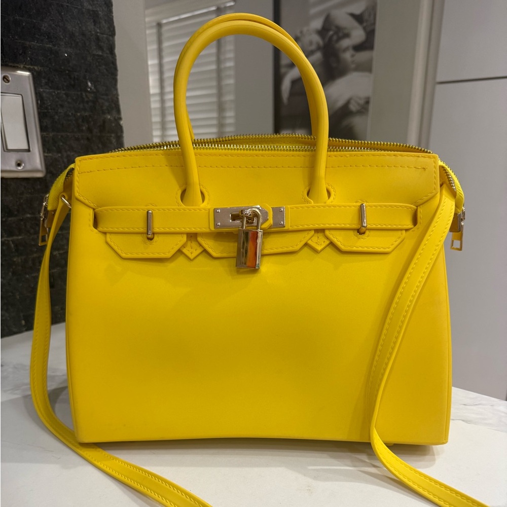 Yellow Designer Handbag